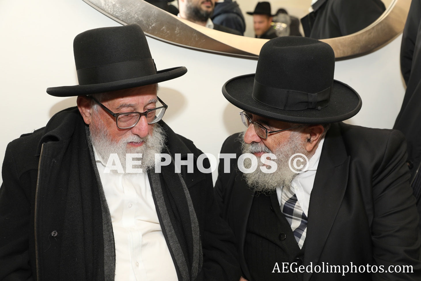 Rav Mordechai Maslaton with Rav Shemesh