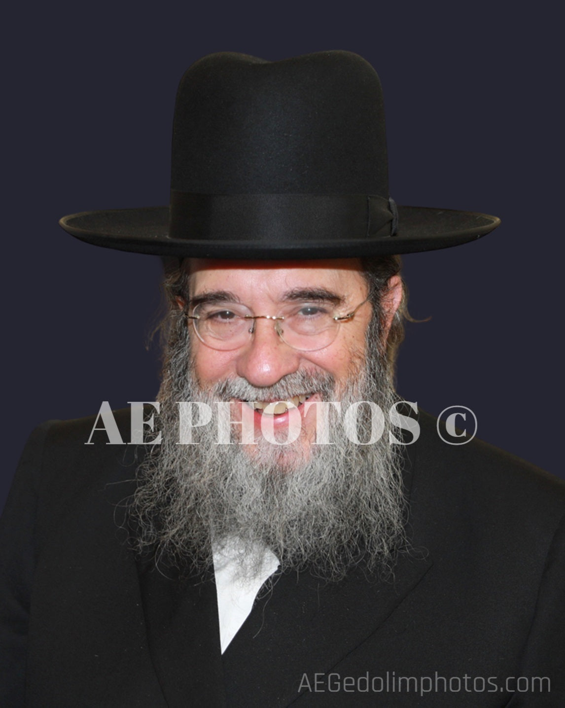 Rav Shlomo Halioua (solid blue Background)