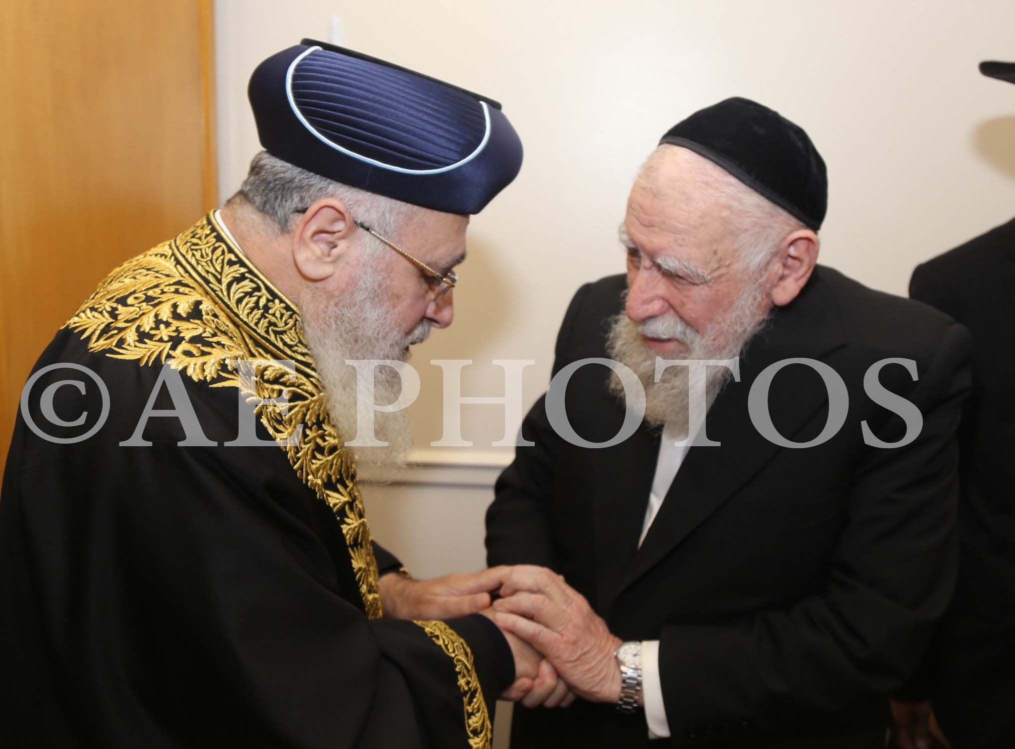 R'Yitschak Yosef with Rav Yosef Harar-Raful (at Ateret east 4th)