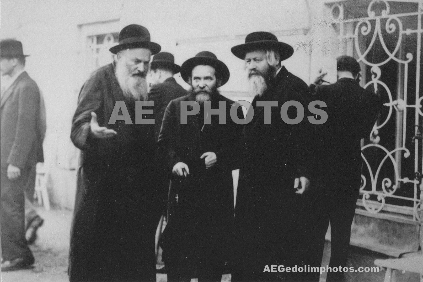 Rav Aron Kotler with Rav Elchonan Wasserman & Rav Moshe Blau