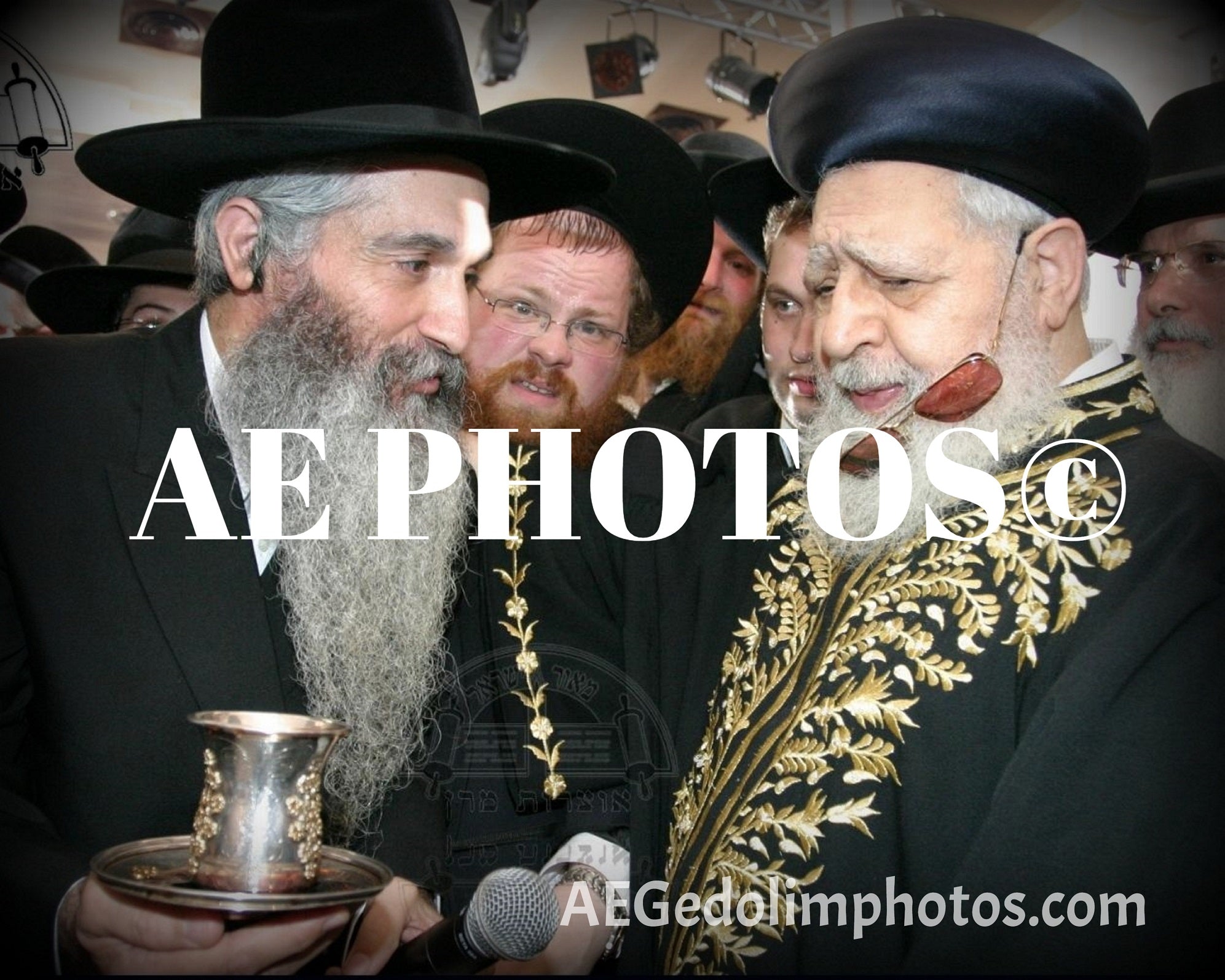 Rav Ovadia Yosef with Rav David Abuchaseira shlit''a