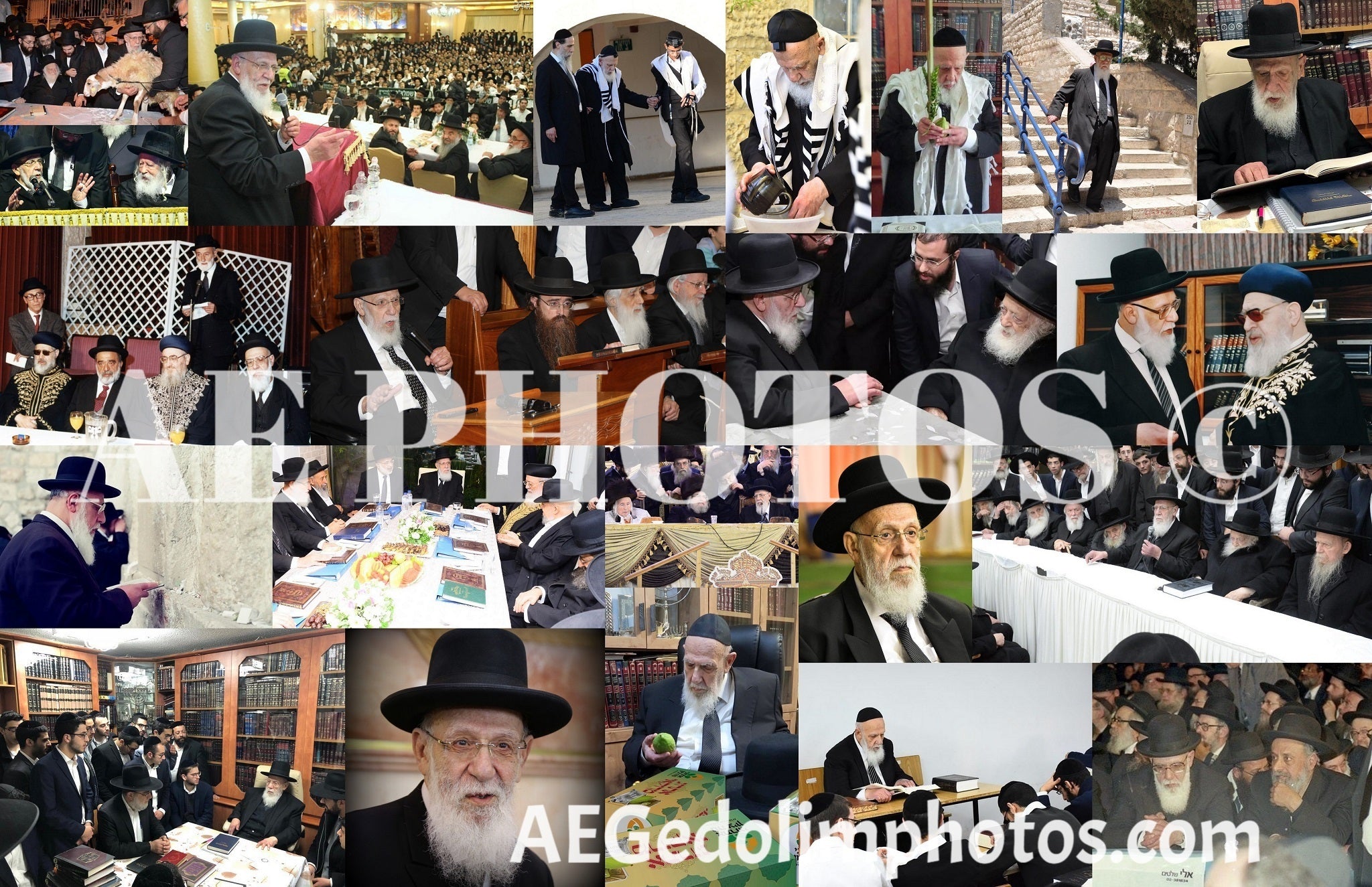 Rav Shalom Cohen collage