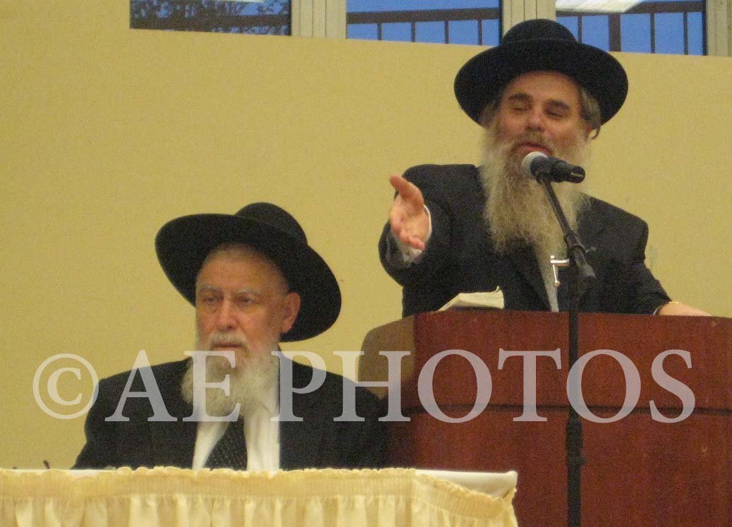 Rav Chaim Aron Weinberg with Rav Yosef Harari-Raful