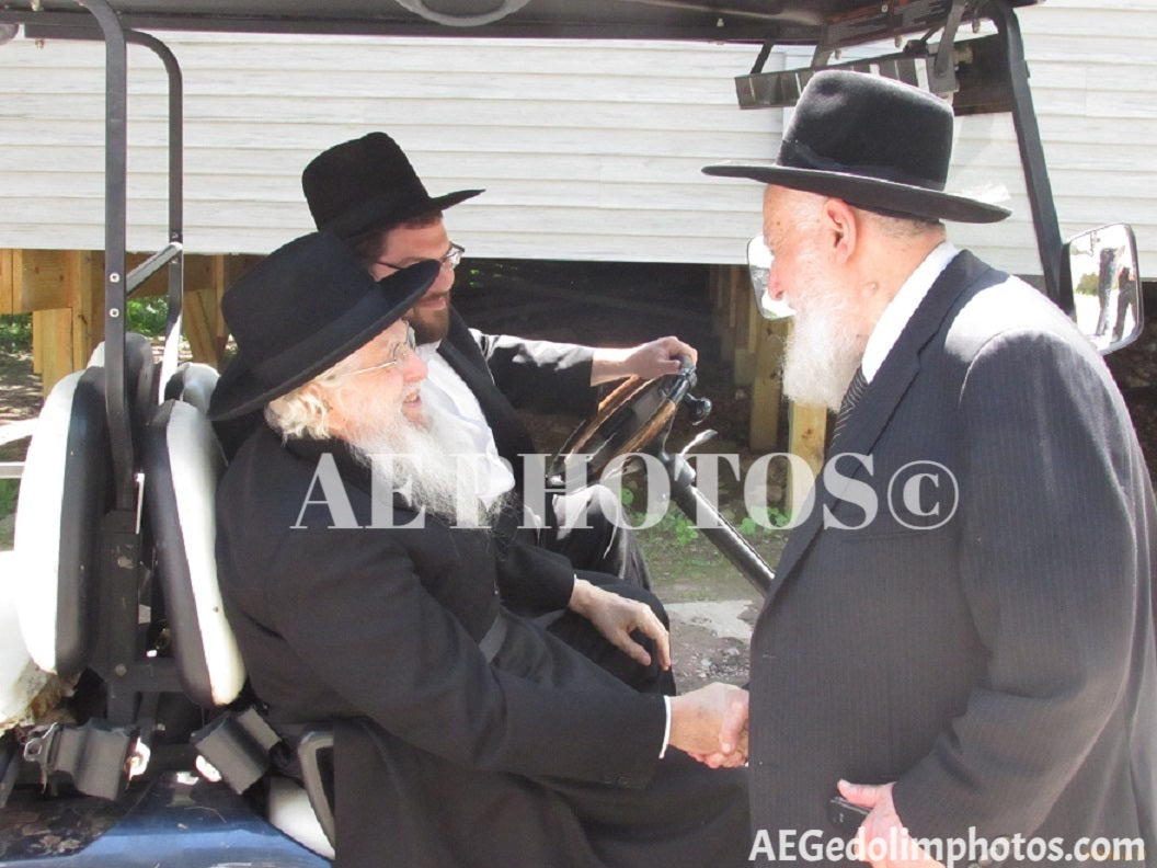 Rav Aaron Schechter with Rav Yosef Harai-Raful