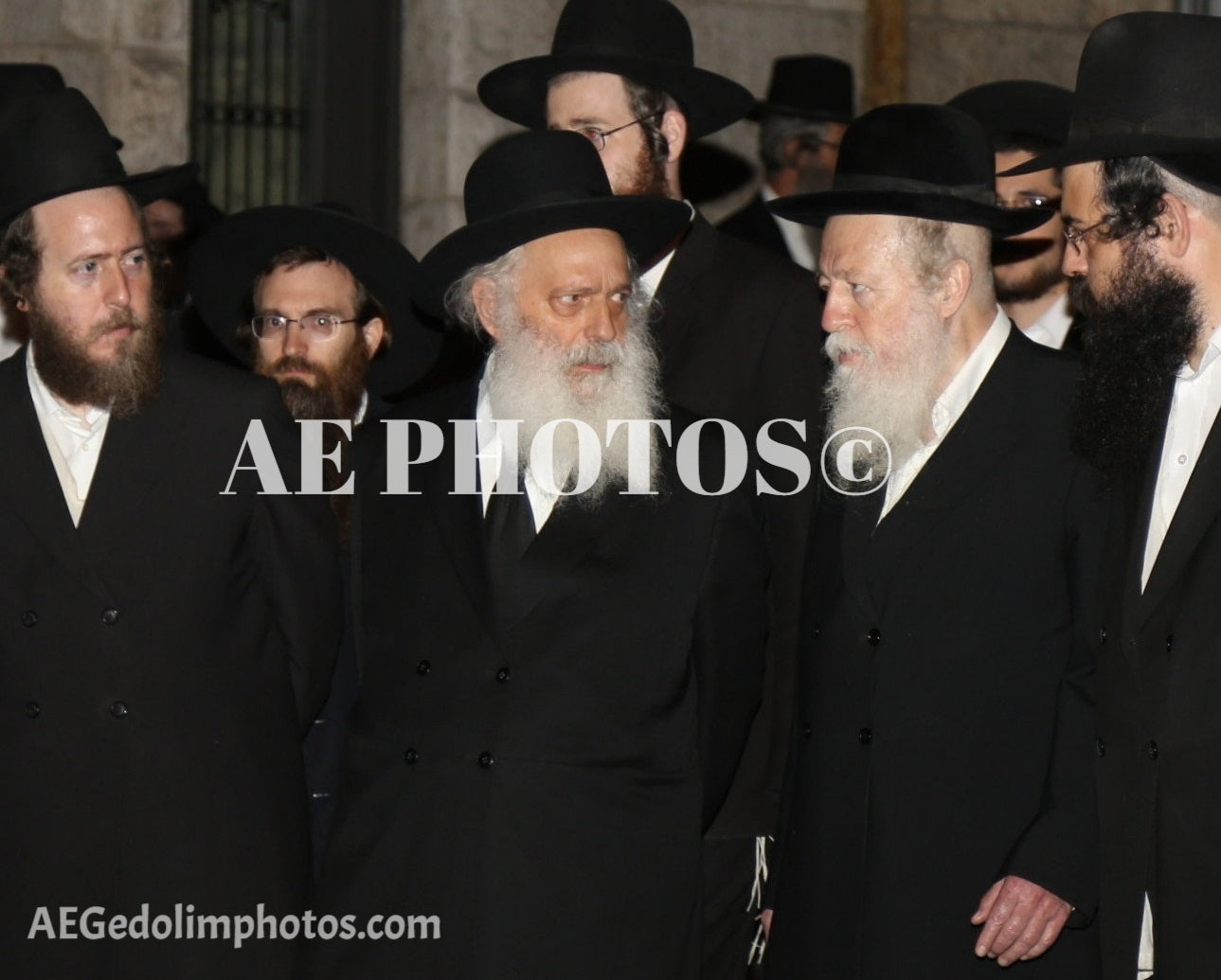 Rav Avrohom Yehoshua Soloveitchik with Rav Binyomin Carlebach