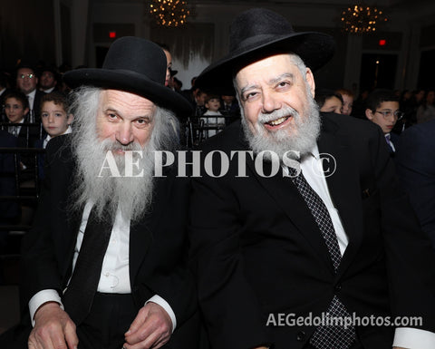 Rav Dovid Schustel with Rav Eliezer Harari