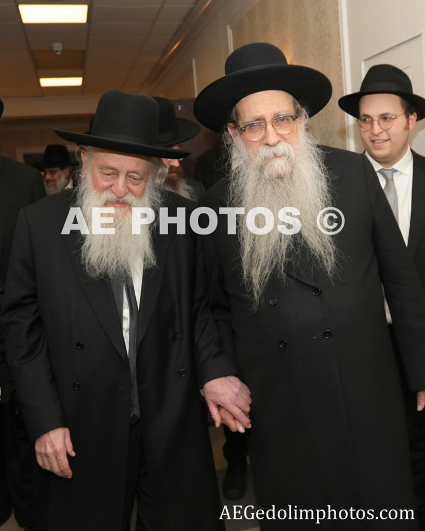 Rav Elya Ber Wachfogel with Rav Yeruchem Olshin