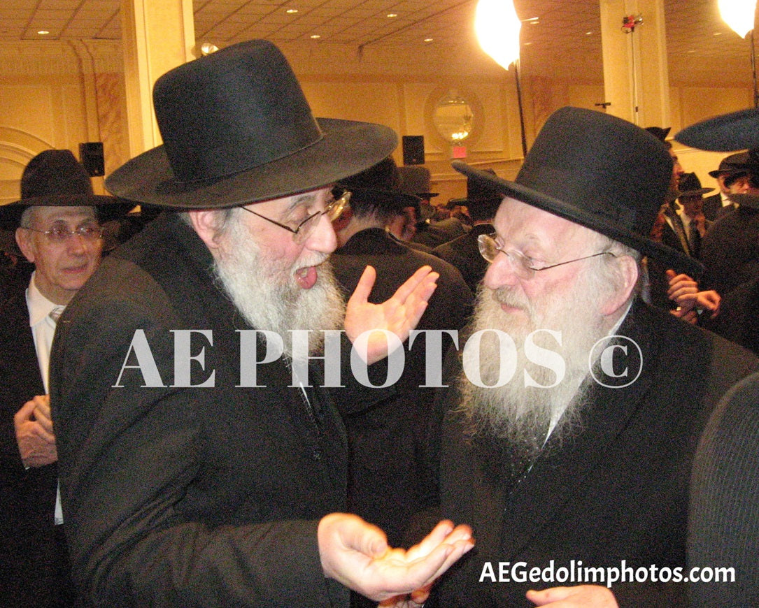 Rav Matisyahu Salomon with Rav Yaakov Landau