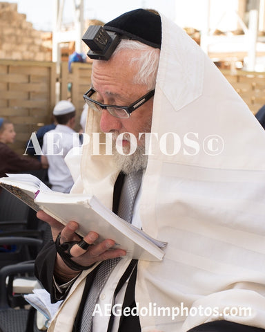 Rav Mordechai Maslaton at the Kotel