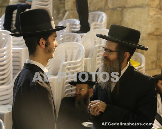 Rav Nachman Biderman at the Kosel 2