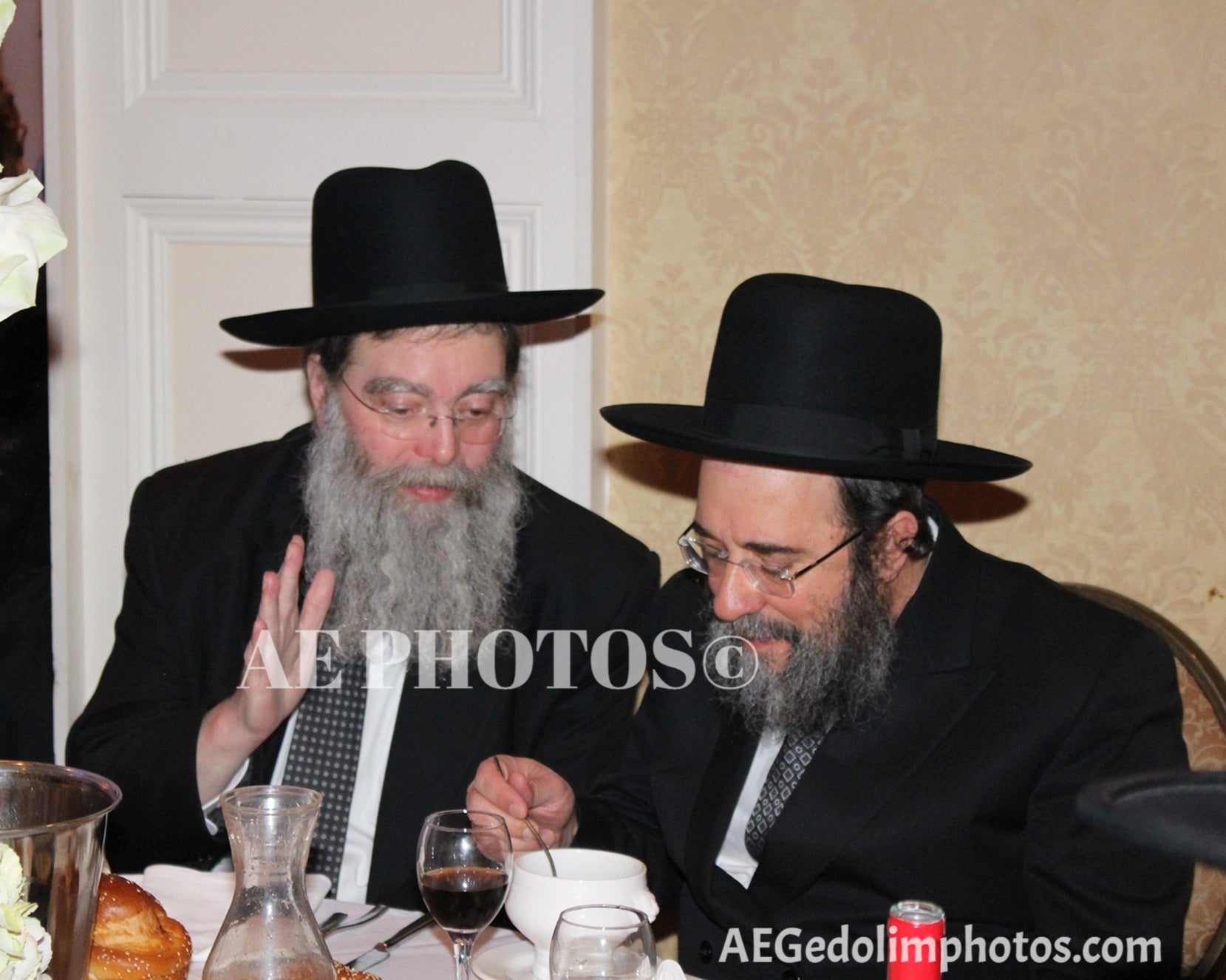Rav Shlomo Halioua with Rav Mordechai Zelig Schechter