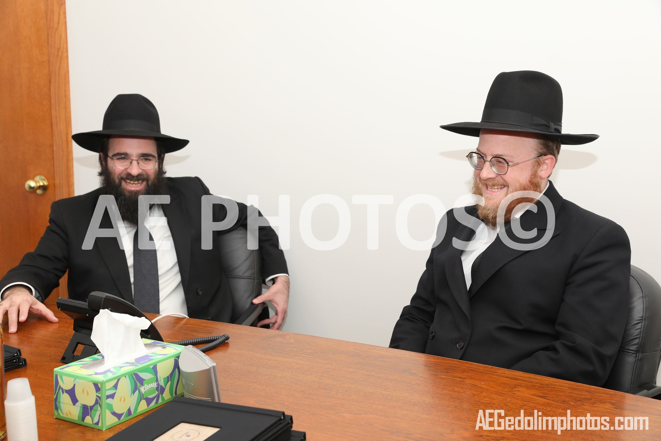 Rav Yosef Haliouah with Rav Tzvi Fink (Roshei Yeshivah Rabbeinu Chaim Berlin)