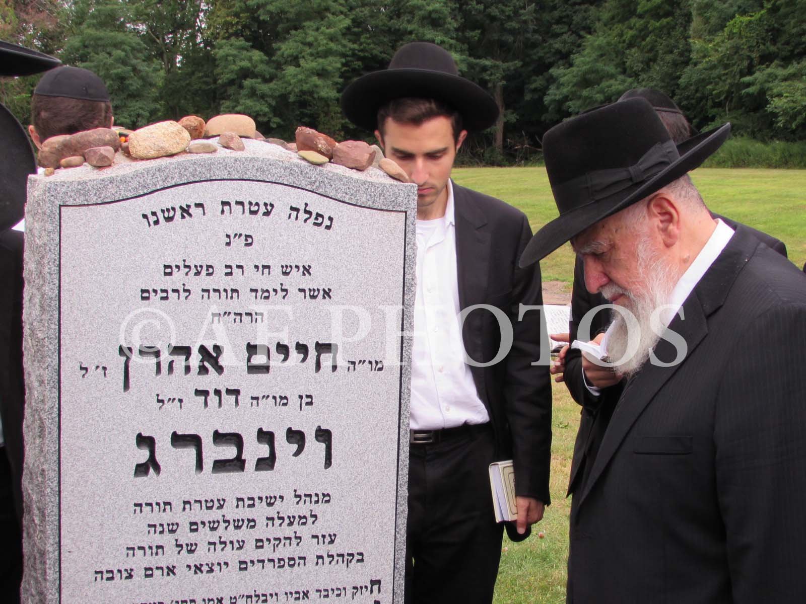 R'Yosef Harari-Raful at R'Wienbergs kever