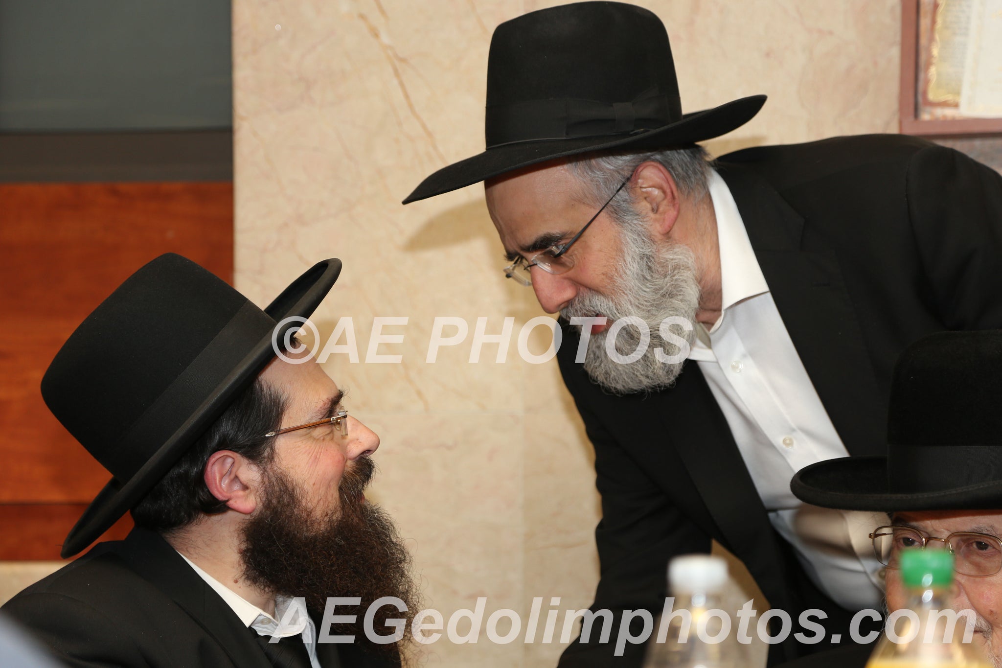 Rav Eliezer Yehuda Finkel with Rav Yosef Elefant