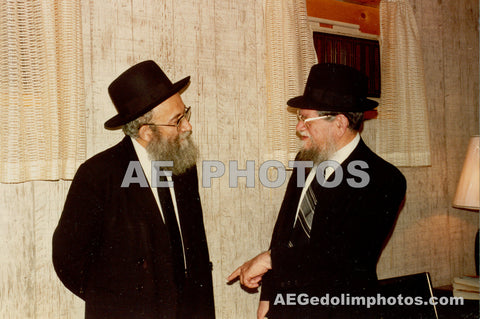 Rav Elya Svei with Rav Mordechai Gifter