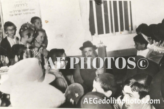 Steipler Gaon with a Sefer Torah (rare photo)