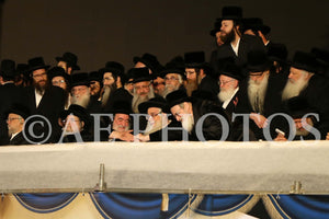 Vizhnitz Rebbes hand shake (Reb Yisroel & Rav Mendel)
